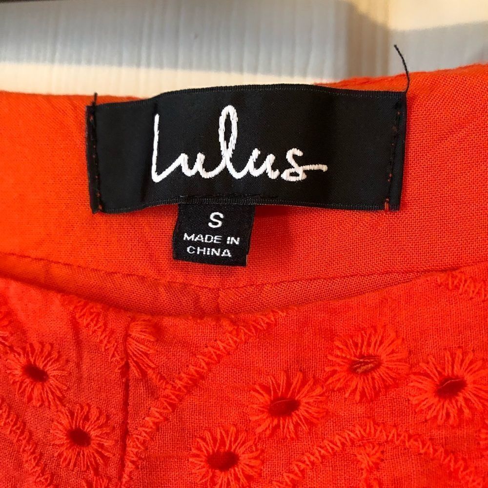 Lulus Eyelet Wide Leg Capris S‎ - Picture 3 of 11